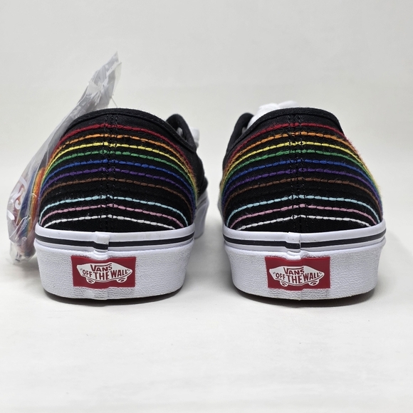 Vans Slip Ons Low Top Embroidery on Heels LGBTQ Sneakers Men's Size 11 New - Picture 5 of 9